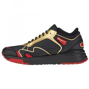 Ferragamo Низкие повседневные кроссовки мужские черные