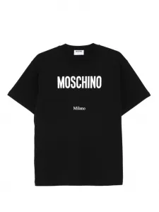 Футболка с логотипом Moschino, черный