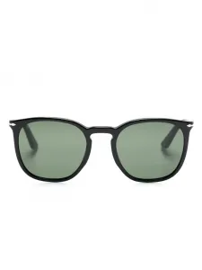 Солнцезащитные очки в круглой оправе Persol, черный