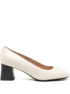 Туфли на блочном каблуке Geox, кремовый