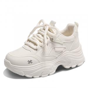 YUZHAOLIN Женские низкие массивные кроссовки бежевый хаки, цвет Beige Khaki