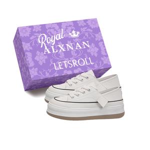 Низкие повседневные туфли женские Alxnan, Black