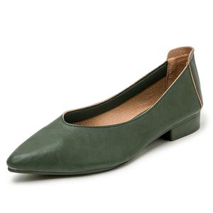 JIUXINGDAO Женские повседневные туфли-лодочки зеленые, цвет Green