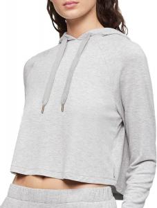 Женская толстовка с капюшоном Calvin Klein Pure Lounge с длинным рукавом, Grey Heather