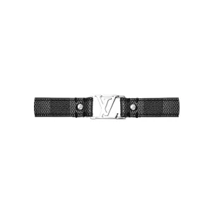 Браслет Calfskin Wristbands Unisex LOUIS VUITTON, черный