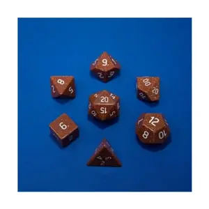 Золотой песчаник с белым (7), Gemstone Dice (Ultra pro)