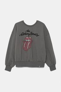 Детская хлопковая блузка United Colors Of Benetton, серый