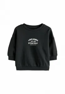 Толстовка с круглым вырезом и принтом на спине Next, Black Awesome Everyday