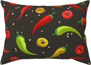 Pevtufa Чехол для подушки с принтом и застежкой конверт Chili2
