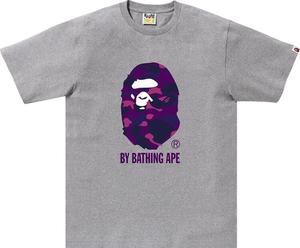 Футболка BAPE Color Camo By Bathing Ape 'Grey', серый