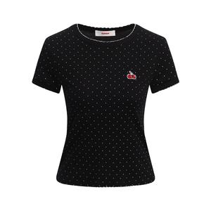 Футболка женская KIRSH, черный