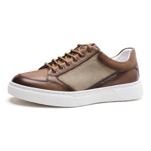 ELLE HOMME Низкие мужские кроссовки для скейтбординга, коричневые