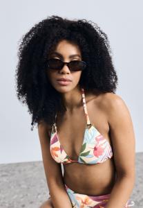 Топ бикини LASCANA TRIANGLE IMANI, Creme/Multi-Coloured