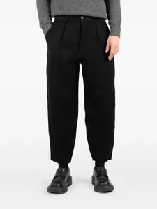 Брюки Japp с плиссированными деталями Société Anonyme, черный