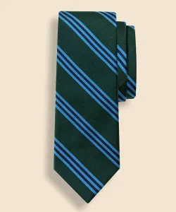 Шелковый галстук BB#1 в полоску, изготовлен в США.