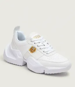 Кожаные кроссовки FONDO GRAVITY DIS. SU8 Versace Jeans Couture, белый