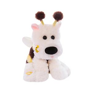Плюшевая игрушка собаки West Highland Bee Dog Dolls высотой 25 см MLING