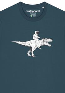 Футболка с принтом ASTRONAUT watapparel, бирюзовый