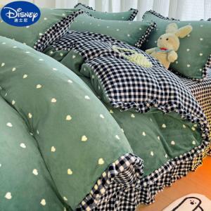 Disney Комплект постельного белья 4 предмета, простыня, размер 200x220 см, цвет/тип: подходит для одеяла 220x240 см