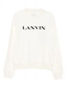 Толстовка с вышитым логотипом Lanvin, белый