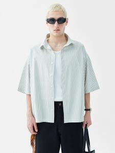 Удобная рубашка на пуговицах VAMOS CLO Lupine, светло-зеленый