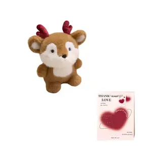 Антистрессовая кукла, мультяшная милая плюшевая кукла высотой 17см Dolls and bears dance, Elk