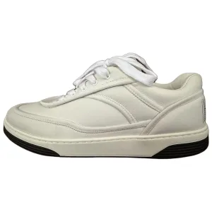 Низкие женские белые скейтерские кеды CHANEL