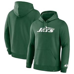 Мужская зеленая толстовка New York Jets Legacy Fleece Pullover Hoodie Fanatics