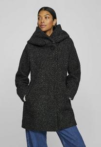 Короткое пальто KAPUZEN VILA, темно-серый