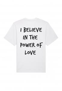 Футболка с принтом POWER OF LOVE BACK HEAVYWEIGHT Mira Paris, белый