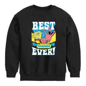 Флисовая толстовка «Лучшие друзья на свете» для мальчиков 8-20 лет Nickelodeon, черный
