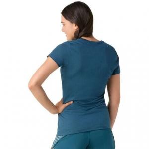 Футболка из мериноса с короткими рукавами женская Smartwool, цвет Twilight Blue
