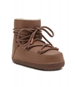 Зимние ботинки женские Inuikii на платформе, коричневый