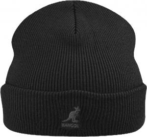 Шапка Kangol Men, Women Acrylic Cuff Pull-On, Black/Black