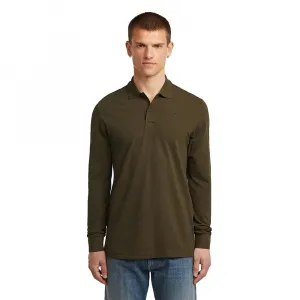Поло с длинным рукавом G-Star Dunda, зеленый