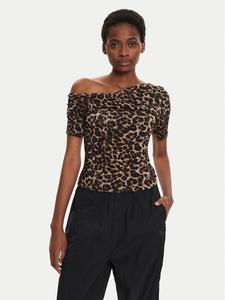 Блузка regular fit Suri 14106413 Vila, коричневый