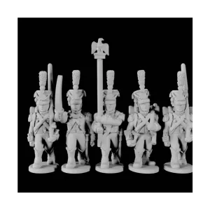 Французское командование Лежера в Шако, ESR Napoleonics Miniatures - France (10mm)