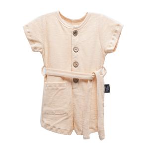 Бежевый комбинезон на пуговицах Moi noi