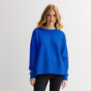 Женский свитер с комбинированной резинкой Sonoma Goods For Life, Cruz Lagoon