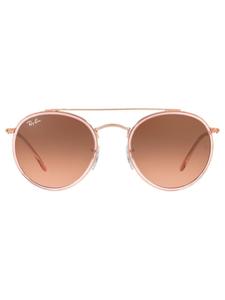 Ray-Ban солнцезащитные очки RB3647N в круглой оправе, розовый