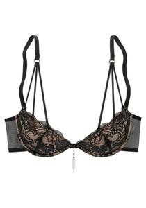 Бюстгальтер на косточках LASCANA Bralette Bra, черный