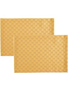 Erwin Müller Жаккардовые салфетки из смесовой хлопковой ткани, 2 шт , цвет Падерборн, манговый