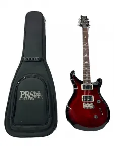 Электрогитара PRS S2 Custom 24, цвет Fire Red, с чехлом для переноски