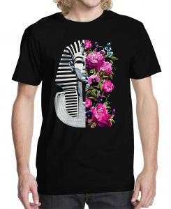 Мужская футболка с рисунком Tut Slice Rose Buzz Shirts