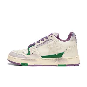 Кроссовки Kaalixto Skateboarding Unisex, белый/фиолетовый/зеленый