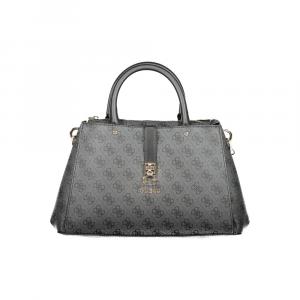 Коричневая полиэтиленовая женская сумка Guess Shoes, серый