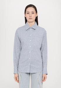 Блузка на пуговицах CHEMISE sandro, светло-голубой