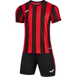 Футболка и шорты для футбола Unisex Joma, красно-черные