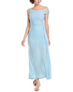 Бардо Лайана Асимметричное Макси-платье Bardot, синий