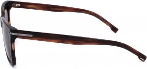 Boss прямоугольные солнцезащитные очки B1598/S EX4IR Brown Horn 55mm Hugo Boss